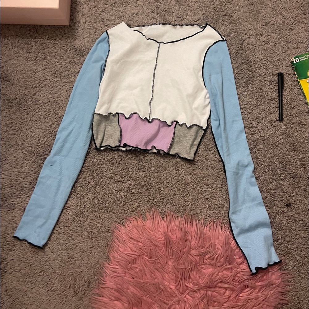 color block shirt